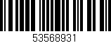Código de barras (EAN, GTIN, SKU, ISBN): '53568931'