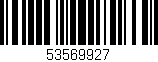 Código de barras (EAN, GTIN, SKU, ISBN): '53569927'