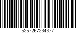 Código de barras (EAN, GTIN, SKU, ISBN): '5357267384677'