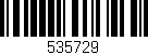 Código de barras (EAN, GTIN, SKU, ISBN): '535729'
