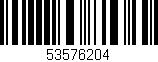 Código de barras (EAN, GTIN, SKU, ISBN): '53576204'