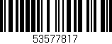 Código de barras (EAN, GTIN, SKU, ISBN): '53577817'