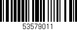 Código de barras (EAN, GTIN, SKU, ISBN): '53579011'