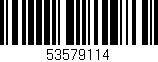 Código de barras (EAN, GTIN, SKU, ISBN): '53579114'