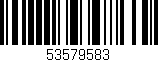 Código de barras (EAN, GTIN, SKU, ISBN): '53579583'