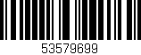 Código de barras (EAN, GTIN, SKU, ISBN): '53579699'