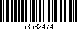 Código de barras (EAN, GTIN, SKU, ISBN): '53582474'