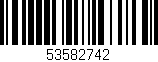 Código de barras (EAN, GTIN, SKU, ISBN): '53582742'