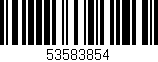 Código de barras (EAN, GTIN, SKU, ISBN): '53583854'