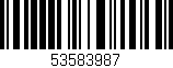 Código de barras (EAN, GTIN, SKU, ISBN): '53583987'
