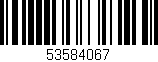 Código de barras (EAN, GTIN, SKU, ISBN): '53584067'