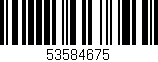 Código de barras (EAN, GTIN, SKU, ISBN): '53584675'