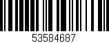 Código de barras (EAN, GTIN, SKU, ISBN): '53584687'