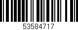 Código de barras (EAN, GTIN, SKU, ISBN): '53584717'