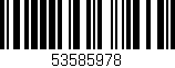 Código de barras (EAN, GTIN, SKU, ISBN): '53585978'