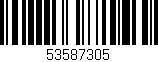 Código de barras (EAN, GTIN, SKU, ISBN): '53587305'