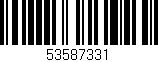 Código de barras (EAN, GTIN, SKU, ISBN): '53587331'