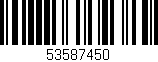 Código de barras (EAN, GTIN, SKU, ISBN): '53587450'