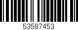 Código de barras (EAN, GTIN, SKU, ISBN): '53587453'