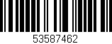 Código de barras (EAN, GTIN, SKU, ISBN): '53587462'