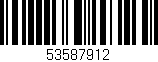 Código de barras (EAN, GTIN, SKU, ISBN): '53587912'
