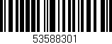Código de barras (EAN, GTIN, SKU, ISBN): '53588301'