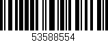 Código de barras (EAN, GTIN, SKU, ISBN): '53588554'