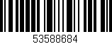 Código de barras (EAN, GTIN, SKU, ISBN): '53588684'