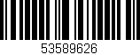 Código de barras (EAN, GTIN, SKU, ISBN): '53589626'