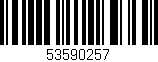 Código de barras (EAN, GTIN, SKU, ISBN): '53590257'