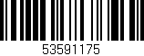 Código de barras (EAN, GTIN, SKU, ISBN): '53591175'
