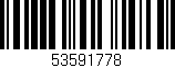 Código de barras (EAN, GTIN, SKU, ISBN): '53591778'