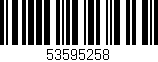 Código de barras (EAN, GTIN, SKU, ISBN): '53595258'