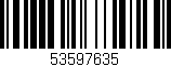 Código de barras (EAN, GTIN, SKU, ISBN): '53597635'