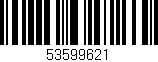 Código de barras (EAN, GTIN, SKU, ISBN): '53599621'