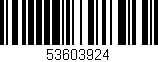 Código de barras (EAN, GTIN, SKU, ISBN): '53603924'