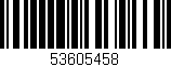 Código de barras (EAN, GTIN, SKU, ISBN): '53605458'