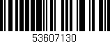 Código de barras (EAN, GTIN, SKU, ISBN): '53607130'