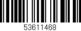 Código de barras (EAN, GTIN, SKU, ISBN): '53611468'