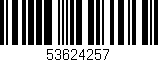 Código de barras (EAN, GTIN, SKU, ISBN): '53624257'