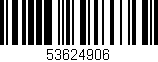 Código de barras (EAN, GTIN, SKU, ISBN): '53624906'