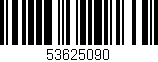 Código de barras (EAN, GTIN, SKU, ISBN): '53625090'
