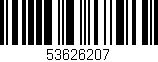 Código de barras (EAN, GTIN, SKU, ISBN): '53626207'