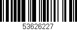 Código de barras (EAN, GTIN, SKU, ISBN): '53626227'