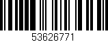 Código de barras (EAN, GTIN, SKU, ISBN): '53626771'