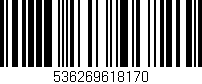 Código de barras (EAN, GTIN, SKU, ISBN): '536269618170'