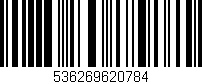 Código de barras (EAN, GTIN, SKU, ISBN): '536269620784'