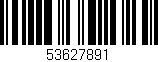 Código de barras (EAN, GTIN, SKU, ISBN): '53627891'