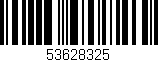 Código de barras (EAN, GTIN, SKU, ISBN): '53628325'