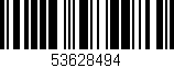 Código de barras (EAN, GTIN, SKU, ISBN): '53628494'